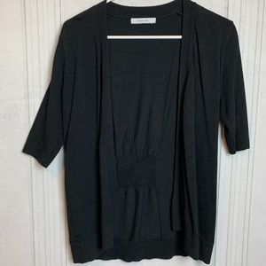 Grace Black Summer Sweater Cardigan Elbow Length